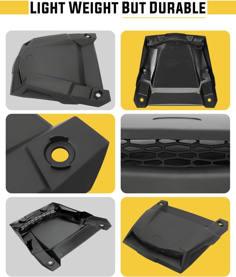 Chelhead RZR Hood Scoop Replacement Air Intake Vent Kit Compatible with 2014-2018 Polaris RZR XP 1000 1000-4 1000 S RZR 900 900 S and XC Models RZR Turbo Hood Scoop - Image 4